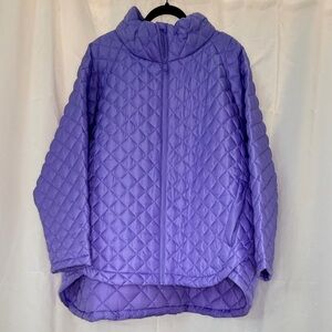 Athleta Women’s Quilted Jacket. Purple. Size 3X.